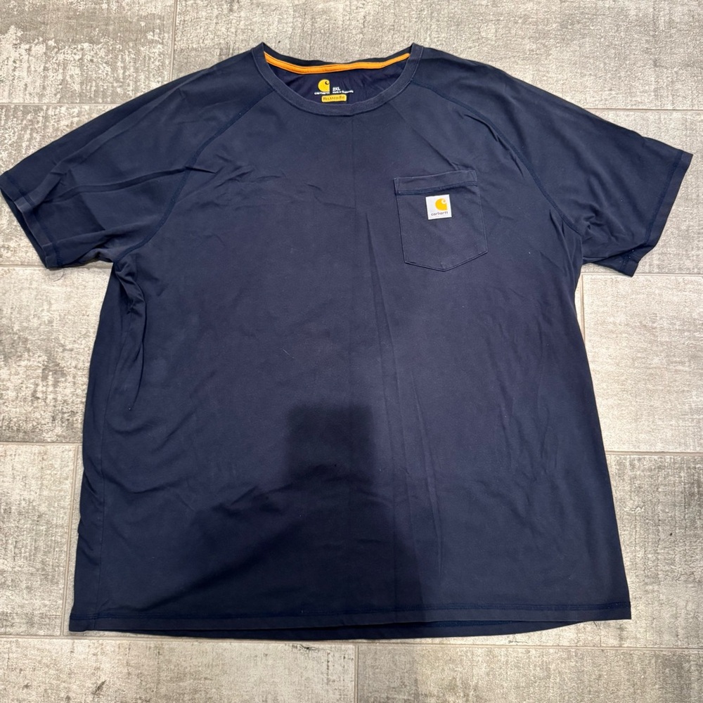 Carhartt Force Relaxed Fit Navy Shirt
